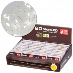 CATENA 20 MICROLED BIANCO D.1,5MM 2MT