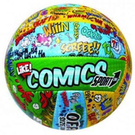 Z/ PALLONE VOLLEY COMICS CUOIO S5 GONFIO