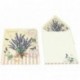PLICO B10+10B 19X25  LAVANDA  LETTERA