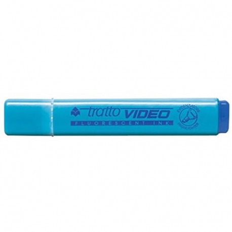 EVIDENZIATORE TRATTO VIDEO AZZURRO -