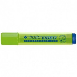 EVIDENZIATORE TRATTO VIDEO VERDE LIME -