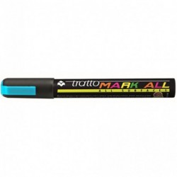 MARCATORE TRATTO MARK ALL BLU METAL