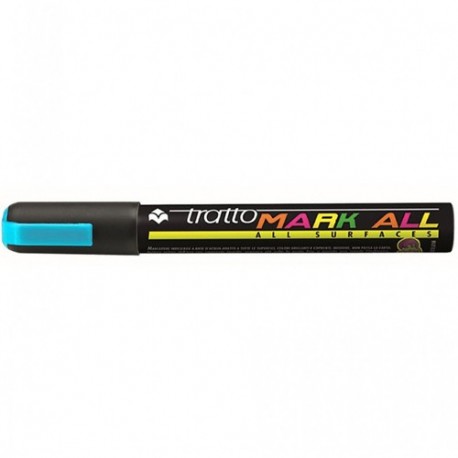 MARCATORE TRATTO MARK ALL BLU METAL