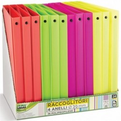 RACCOGLITORE D.30 4 ANELLI  NEON - 80980