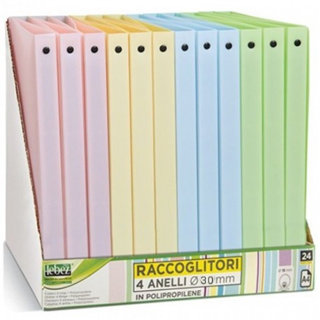 RACCOGLITORE D.30 4 ANELLI  PASTEL