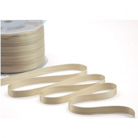 NASTRO DOPPIO RASO 10MM X100MT BEIGE -