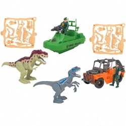 PLAYSET DINOSAURI C/VEICOLO/PERSONAGGIO/