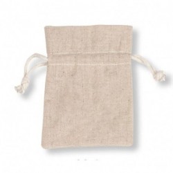 BUSTA COTONE 12X17CM NATURALE - 2474M 00