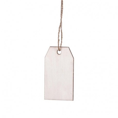 CARTELLINI TAG 5X3CM LEGNO 24PZ - N023P