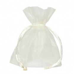 BUSTA ORGANZA 12X17 CM CREMA - 763 02