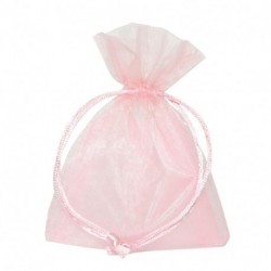 BUSTA ORGANZA 12X17 CM ROSA - 763 03