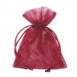 BUSTA ORGANZA 7,5X10 BORDEAUX - 761 24