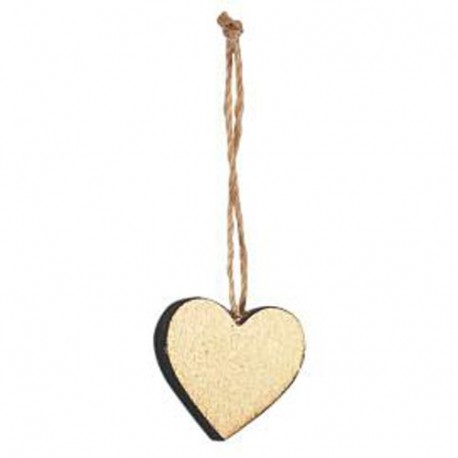 CARTELLINI TAG CUORE 2CM LEGNO 24PZ -