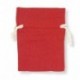 BUSTA COTONE 12X17CM ROSSO CHIARO -