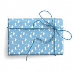 FOGLIO CARTA REGALO PIEDINI  70X100