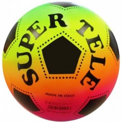 PALLONE CALCIO SUPERTELE RAINBOW PVC