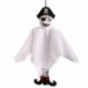 FANTASMA PIRATA D'APP. IN TESSUTO BIANCO