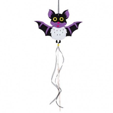 DECORAZIONE PIPISTRELLINO IN FELTRO D'AP