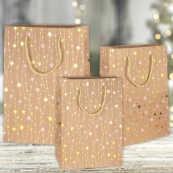 SHOPPER NATALE 25X12X35 WOOD  - SH56207