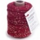 NASTRO COT. LUREX CORD 50MX2MM BORDEAUX
