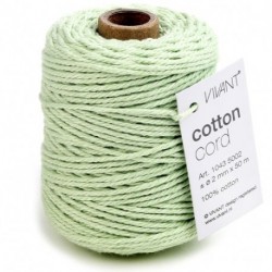 NASTRO COTTON CORD 50MX2MM VERDE CH.  -