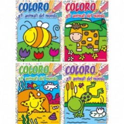 1E3648 COLORO GLI ANIMALI DEL MONDO  -