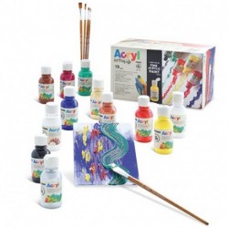 BOX 12 BOTTIGLIE ACRILICI PENNARELLI