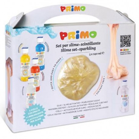 SLIME SET COLORI PERLERESCENTI -