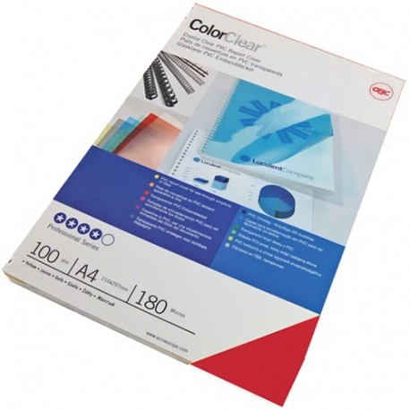 COPERTINE COLORCLEAR A4 100FF 180MC