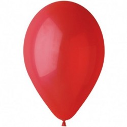 PALLONCINI 12" (CM.30) ROSSI LARGE 100PZ