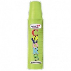 BICCHIERI DOPLA VERDE ACIDO 200CC 50PZ.