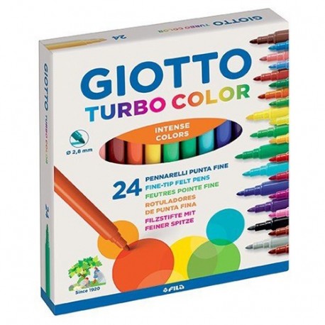 PENNARELLI GIOTTO TURBO COLOR 24PZ BL.