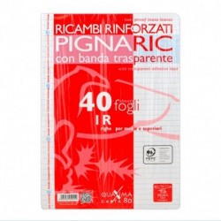 RICAMBI PIGNA A4 1R RINFORZATO 80GR 40F