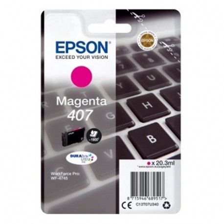 CARTUCCIA EPSON 407 MAGENT 20ML - T9452M