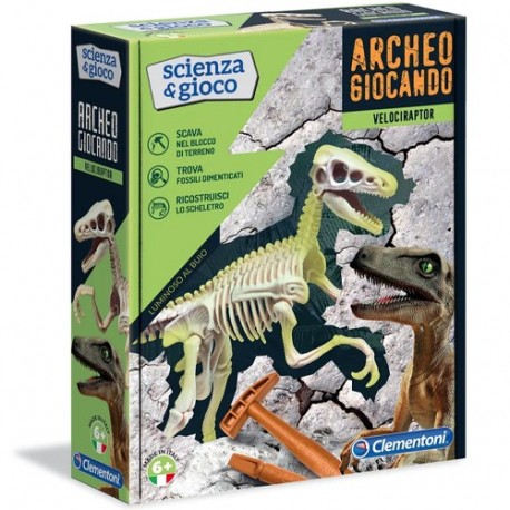 CLEM GIOCO SCIENZA VELOCIRAPTOR  - 19144
