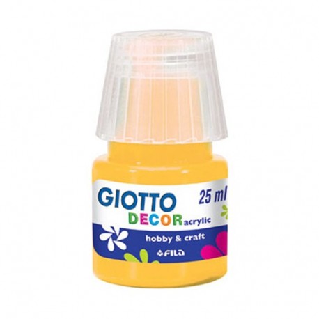 TEMPERA GIOTTO DECOR ACRYLIC 25ML GIALLO