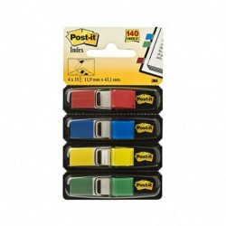 POST-IT 3M INDEX 683-4 MINISET 4 COLORI