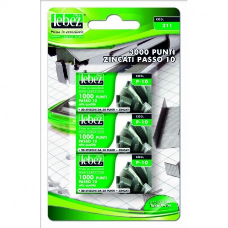 SCATOLEPUNTI P-10 LEBEZ BLISTER 3PZ-311L