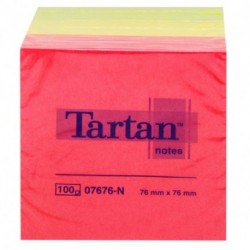 POST-IT TARTAN 07676-N 3 COL. NEON 654-N