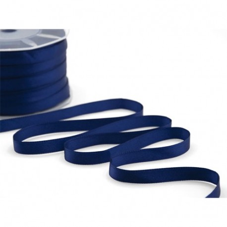 NASTRO DOPPIO RASO 10MM X100MT BLU -