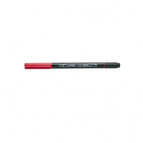 PENNARELLO LYRA AQUA BRUSH DUO ROSSO