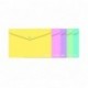 BUSTE 5PZ C/BOTTONE A4 PASTEL-