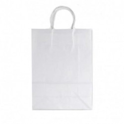 BORSA IN CARTA 26X12X36CM BIANCO -