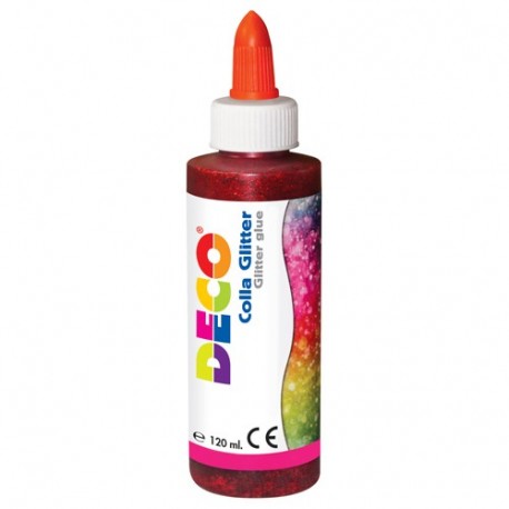 COLLA GLITTER 120ML ROSSO - 10882