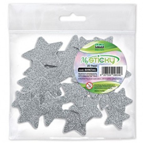 STICKERS STELLE ARG.EVA 20 PZ.  -