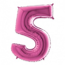 PALLONCINI MYLAR N°5 102CM FUXIA 40"