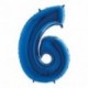 PALLONCINI MYLAR N°6 102CM BLU 40"