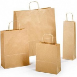 SHOPPER IN CARTA 27X37+12CM AVANA M/