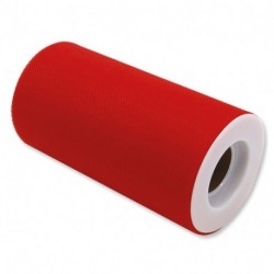 ROTOLO TULLE 12,5X25 ROSSO - 85050