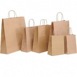 SHOPPER IN CARTA 26X35+26CM KRAFT